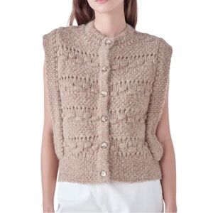 English Factory Textured Sweater Vest size medium